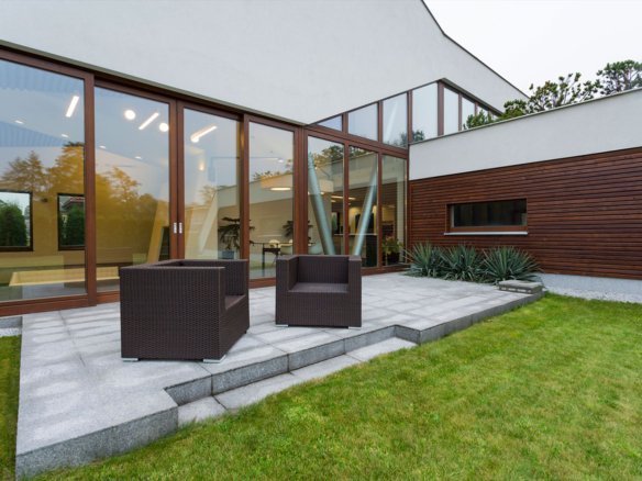 Modern wood home